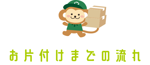 お片付けまでの流れ