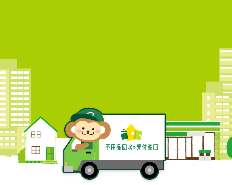 マスコットキャラクターと背景